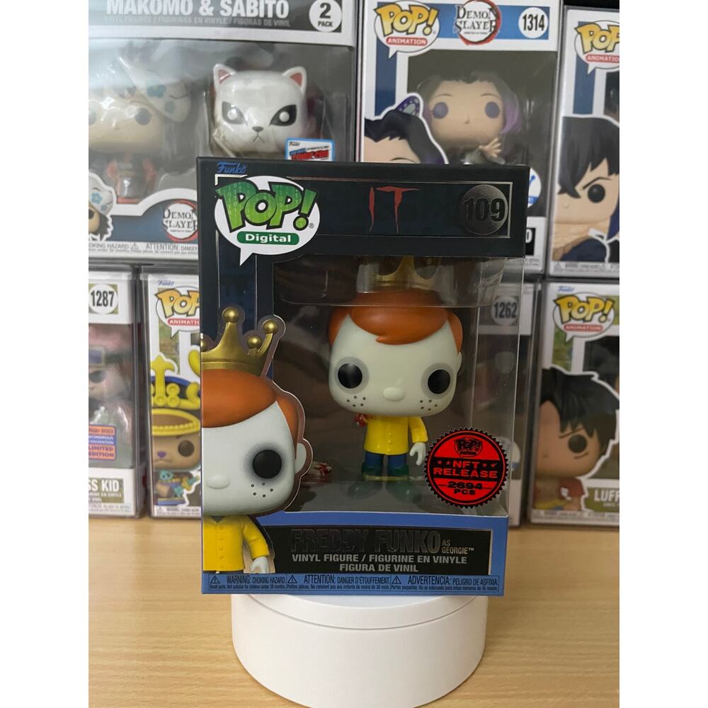 Funko Pop! Digital IT Freddy Funko As Georgie #109 NFTRelease LE2694 PCs